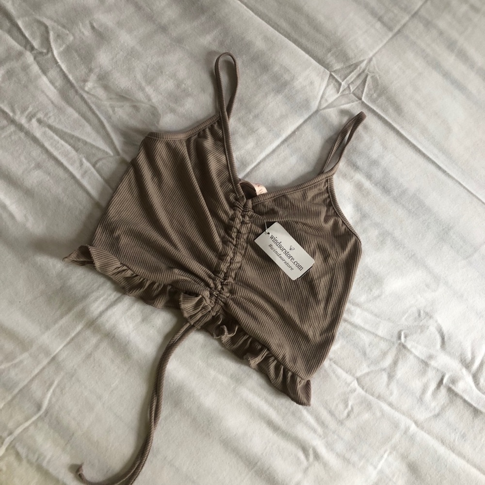 Windsor Drawstring Crop Top